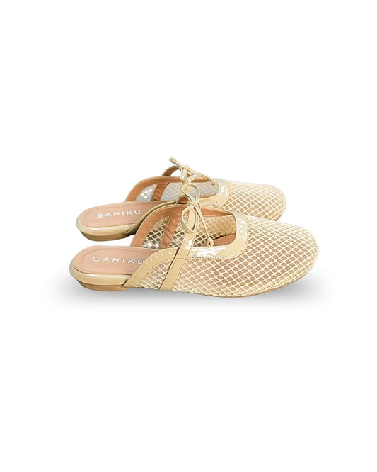 Kiara Mesh Flat Mules